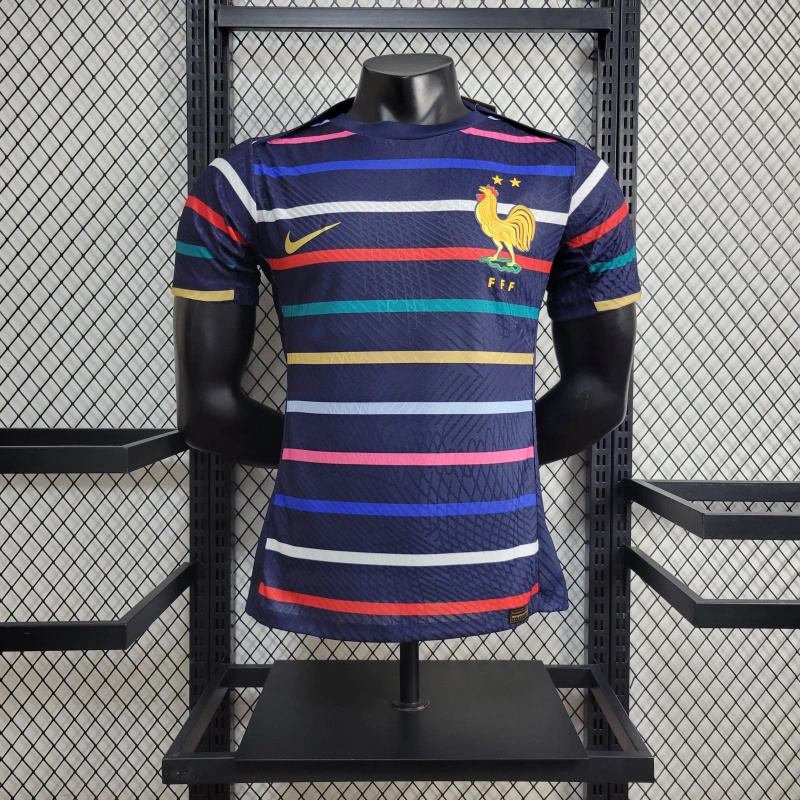 France 2024 Stripe Training Jersey - Player Version