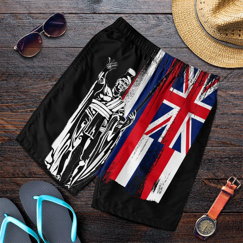 Men's Hawaiian King Flag Shorts