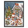 Christmas Eve Rabbit-11CT Stamped Cross Stitch 55*70cm/21.65*27.56in(Big Size) tapestrymarket
