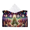 DIY PULeather Diamond Painting Tissue Box for Adults Beginners Large Size Diamond Art Paper Storage Holder for Living Room Bathroom Table Decor