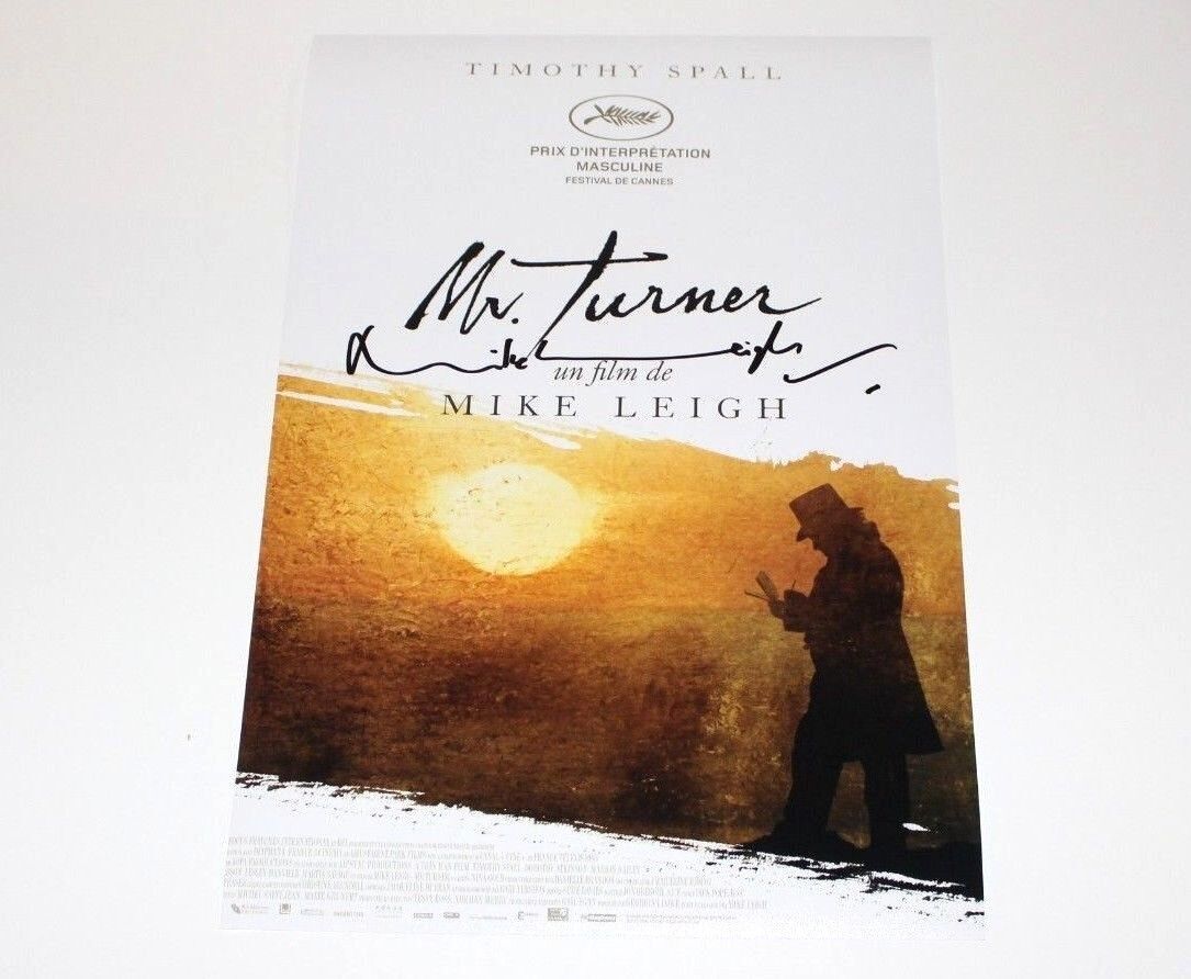 DIRECTOR MIKE LEIGH SIGNED 'MR. TURNER' 12x18 MOVIE POSTER Photo Poster painting COA PROOF