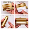 Manual Solid Brass Cigarette Rolling Machine European And American 70*8mm Old-Fashioned Cigarette Roller Gold Bar Pure Copper Cigarette