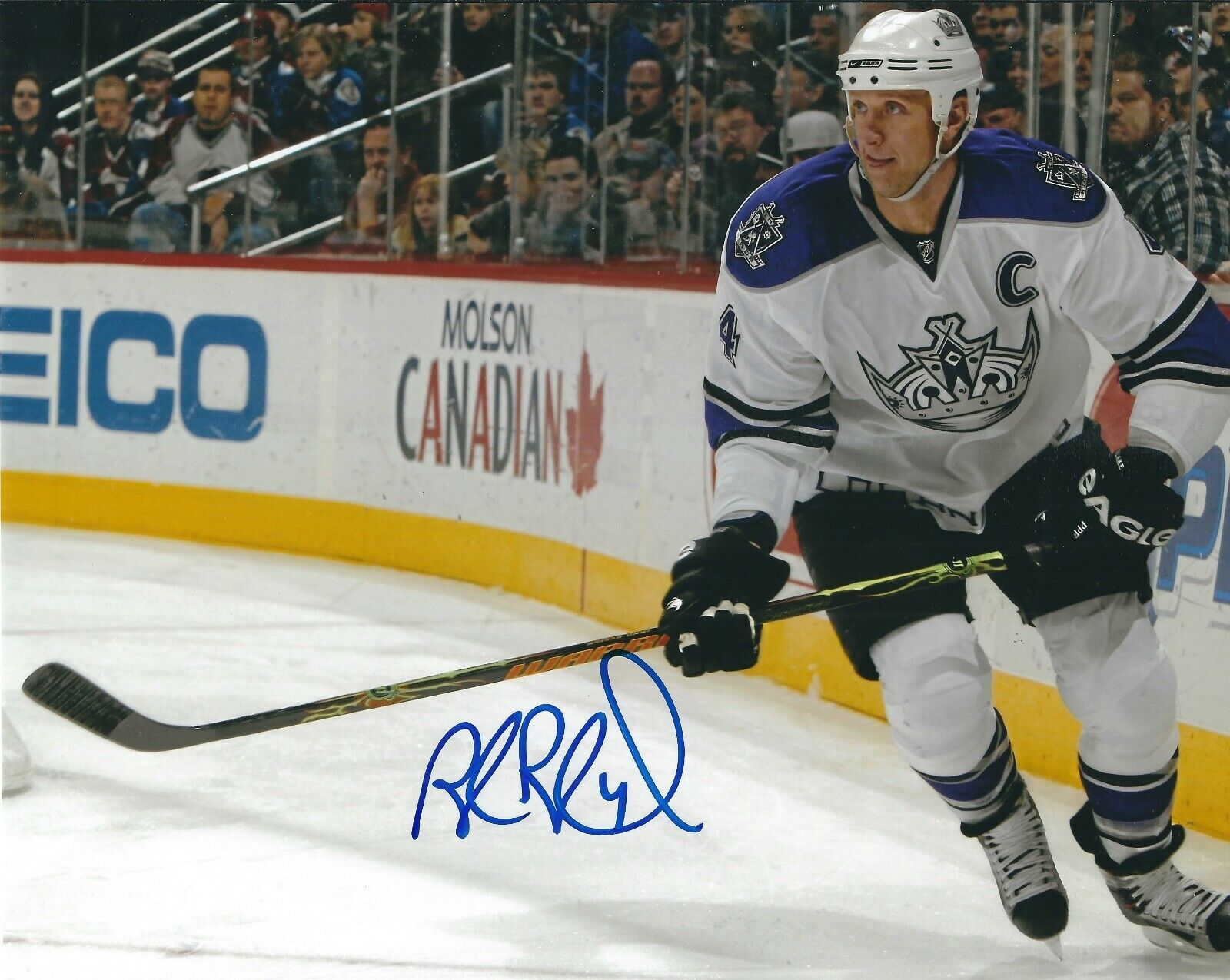 Autographed Rob Blake Los Angeles Kings 8x10 Photo Poster painting - COA