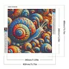 Diamond Painting -DIY Round Drill Snail(40x40cm)