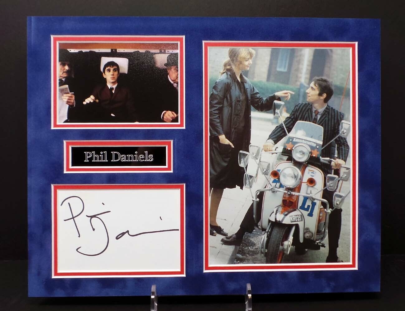 Phil DANIELS Quadrophenia Mods Signed Mounted 14x11 Photo Poster painting Display AFTAL RD COA