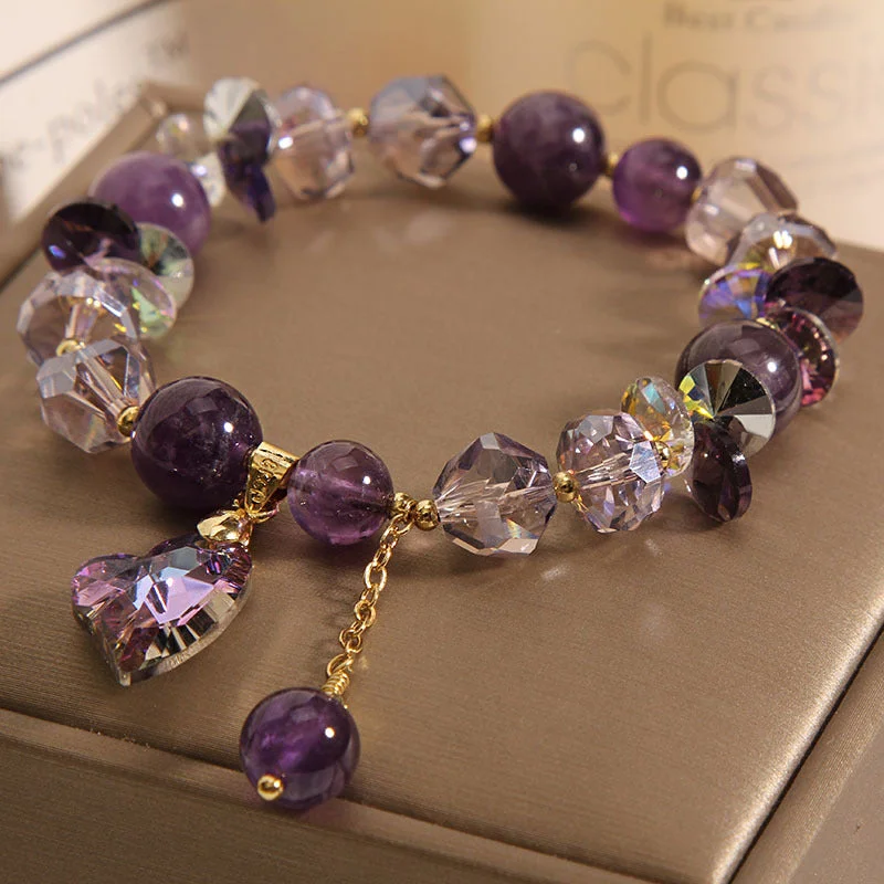 Natural Amethyst Fortune Calm Bracelet