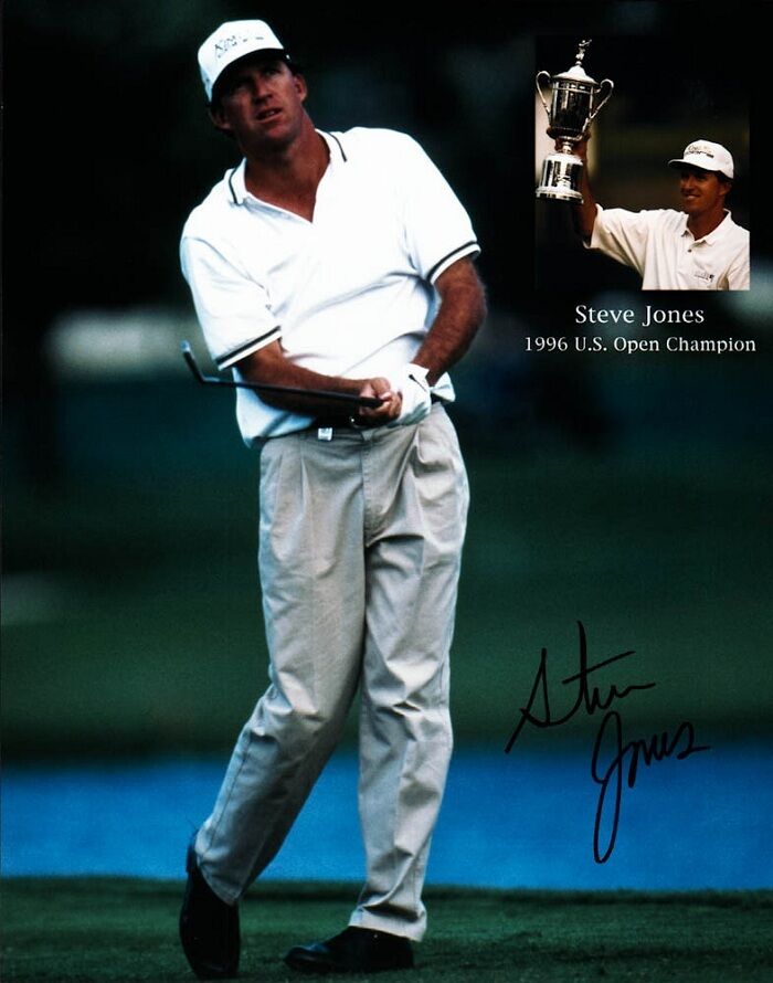 U.S. Open Champ STEVE JONES In-person Signed Photo Poster painting