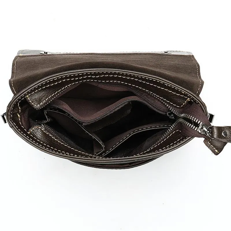 Durable Leather Stitching Crossbody Bags