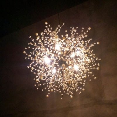 Dandelion Fireworks Modern Pendant Ceiling Lamps Loft For The Kitchen Led Pendant Lights Hanglamp Hanging Light Fixture