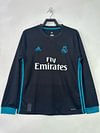 Joyfball 2017/2018 Retro Long Sleeve Real Madrid Away Football Jersey