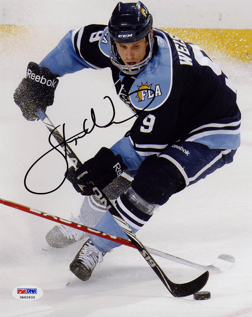 Stephen Weiss SIGNED 8x10 Photo Poster painting Florida Panthers ITP PSA/DNA AUTOGRAPHED