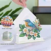 Acrylic Bird On Branch Diamond Painting Napkin Rack Decor for Home Office Decor