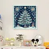 Christmas Tree-14CT Stamped Cross Stitch 40*40cm/15.75*15.75in tapestrymarket