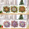6Pcs Schneeflocken - 5d DIY Handwerk Grußkarte