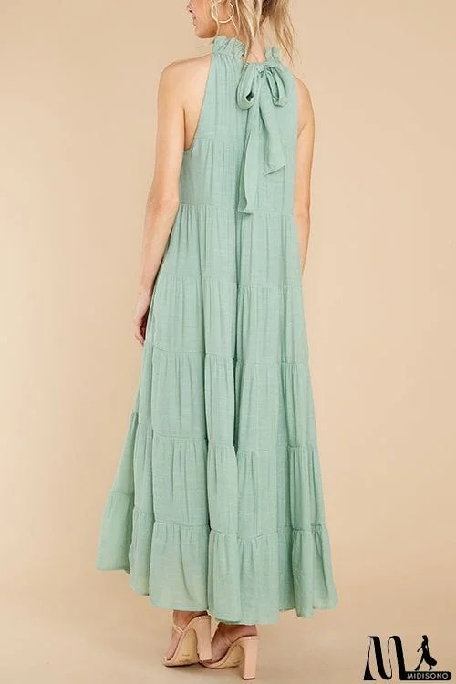 MidiSono - Come To Me Tiered Tank Midi Dress