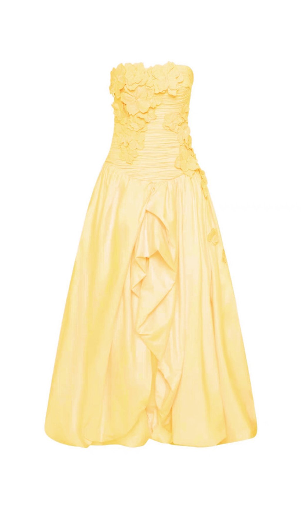 Emiko Strapless Flower Maxi Dress Flowering Girl