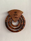 Wooden Rotating Circular Perpetual Calendar