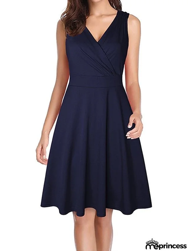 Work Dress Black Dress Semi Formal Dress Fashion Mini Dress Ruched Print V Neck Sleeveless Leopard Slim Leopard Black Wine Spring Summer S M L XL XXL for Women