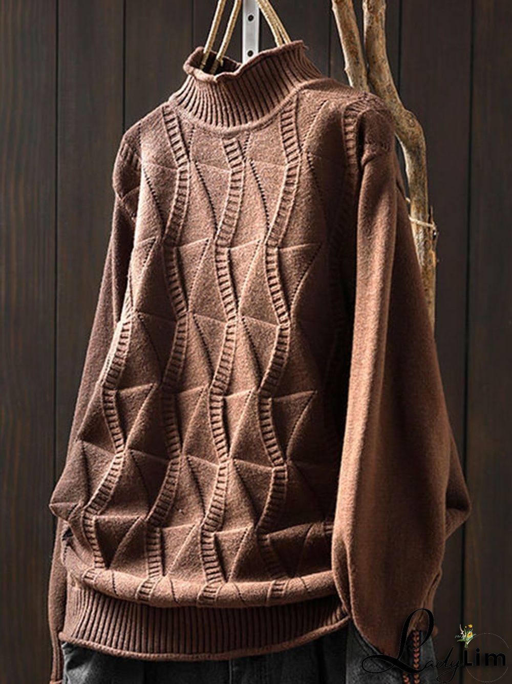 Women's Retro Artistic Loose Casual Pullover Sweater