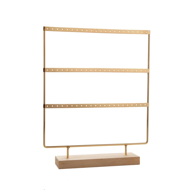 Hot Selling Jewelry Rack Earrings Display Stand Removable Wooden Bottom Earrings Jewelry Earrings Storage Rack