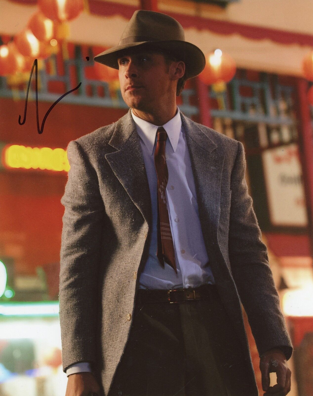 ~RYAN GOSLING Authentic Hand-Signed GANGSTER SQUAD