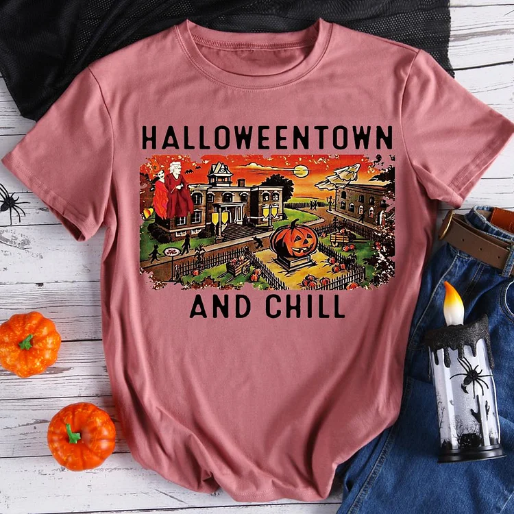 Halloweentown And Chill T-Shirt-06967