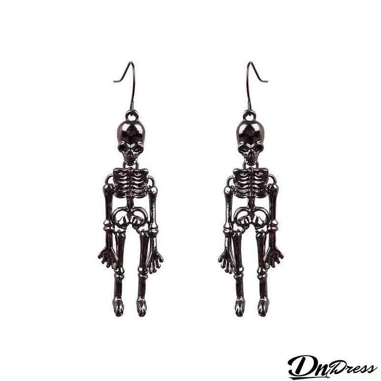 Skeleton Alloy Earrings