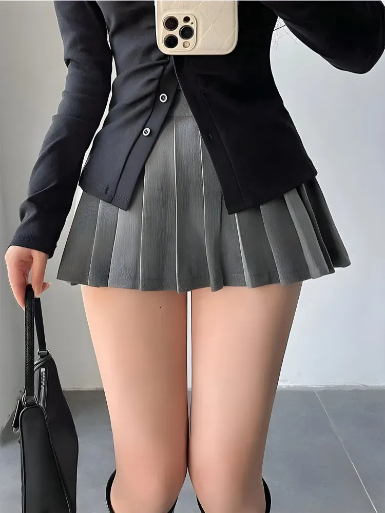 Brownm Tennis Mini Skirt