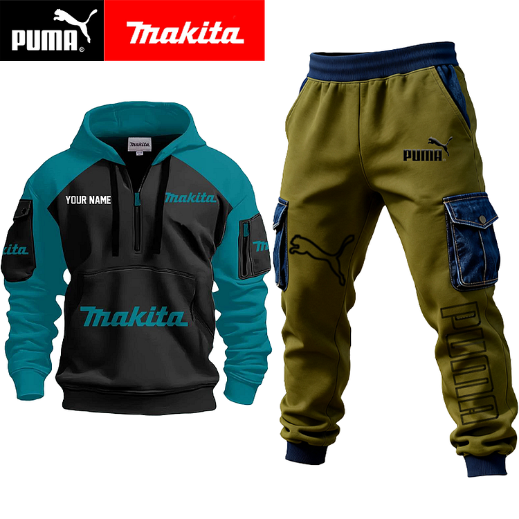 Nová limitovaná edice pánské pracovní bundy a kalhot PUMA x MAKITA®