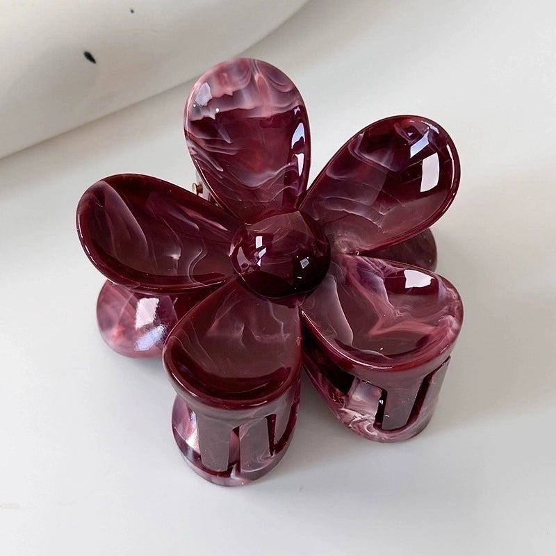 Women’s Elegant Vacation Tropical Flower Arylic Hair Clip