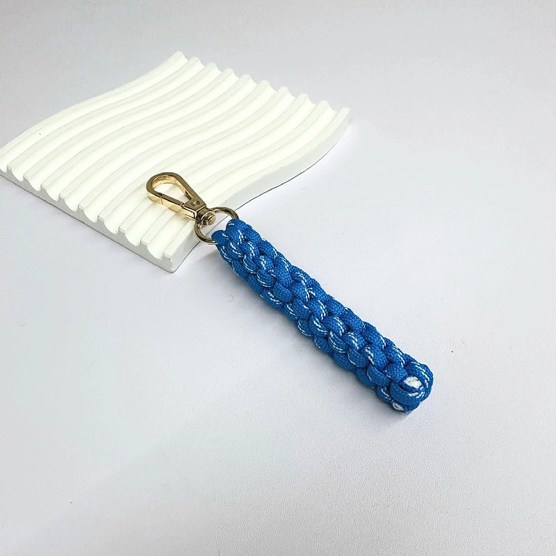 Miu Home Bag Hanging Hot Handmade Braided Pendant Colorful Fashionable Unique Key Shape Car Keychain