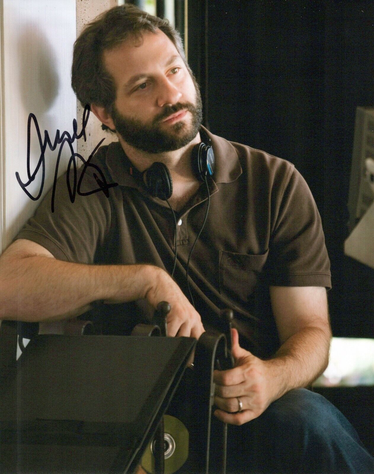 Judd Apatow head shot autographed Photo Poster painting signed 8x10 #1