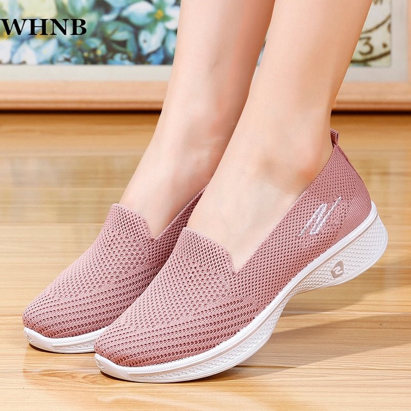 2021 New Women Fashion Shoes Flats Laides Breathable Loafers Casual Sports Shoes Walking Shoes Yoga Shoes Zapatos De Mujer