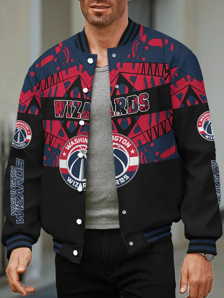 Washington Wizards Limited Edition Full-Snap Casual Jacket