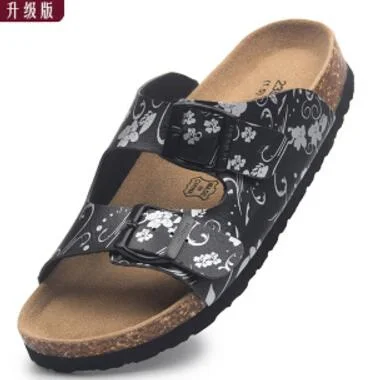 summer graffiti cork sandals women mixed color flip flops valentine shoes zapatos mujer sandalias beach slippers big size 45c463