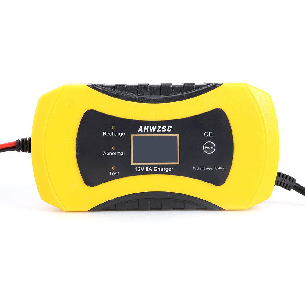 

12V 8A LCD Display Pulse Repair Car Motorcycle Lead Acid Battery Charger, 501 Original