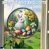 Easter 2D Flat DIY Hanging Diamond Art Ornament Home Window Pendant (Bunny)