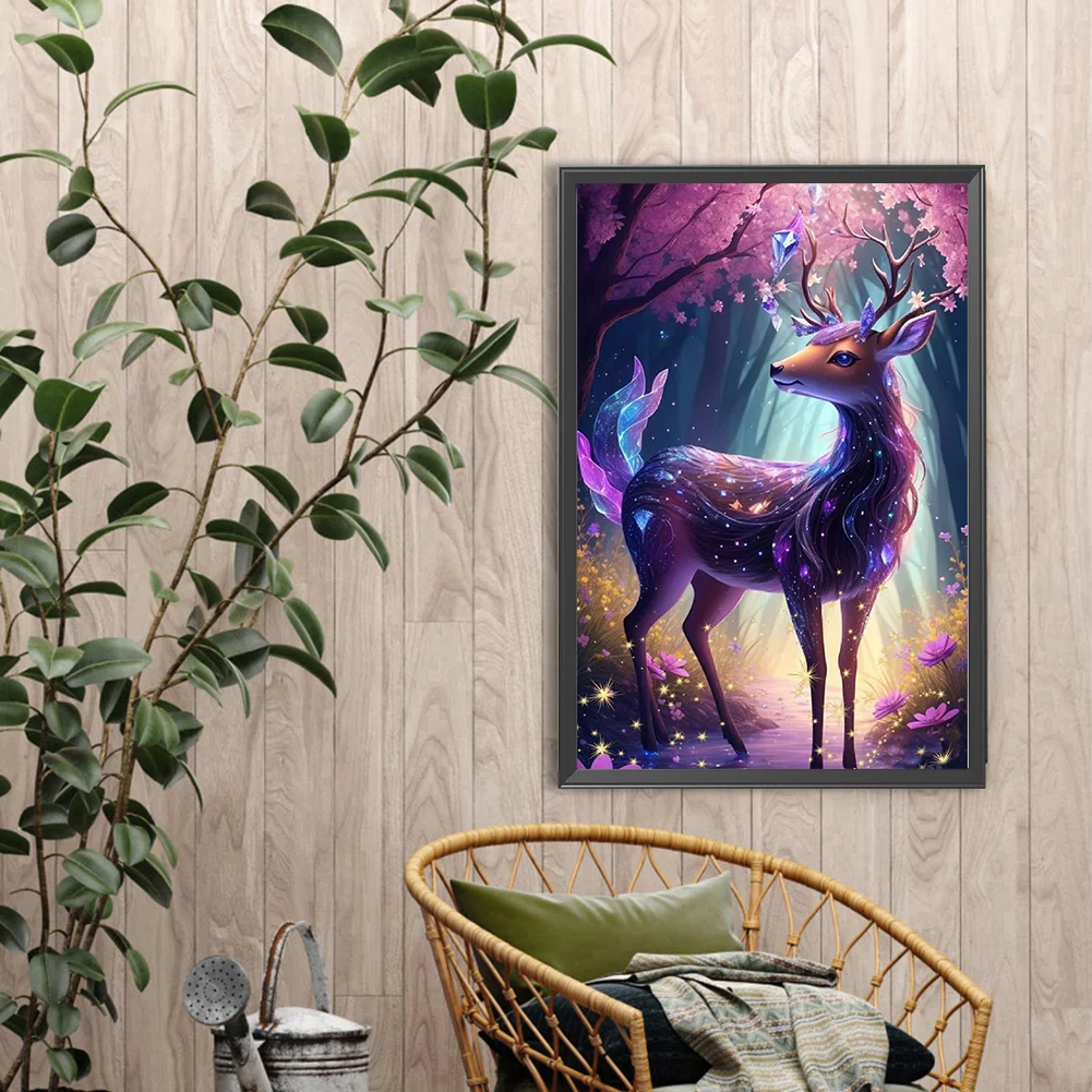 Diamond Painting - Full Round Drill - Deer(Canvas|40*60cm)