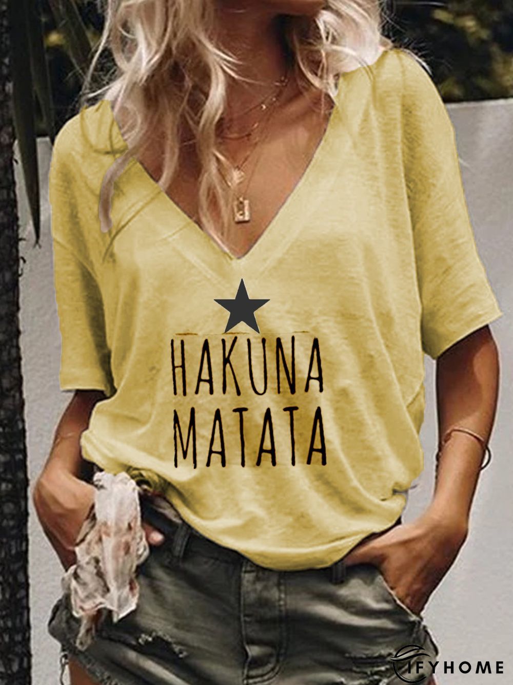 Short Sleeve Casual Tops | IFYHOME
