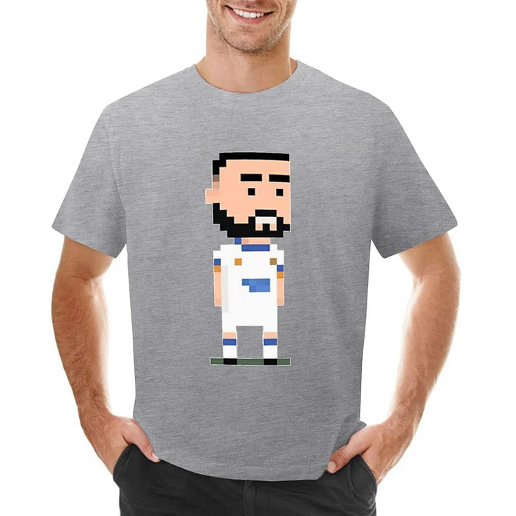 Karim Benzema Inspired Cartoon Men's T-shirt
