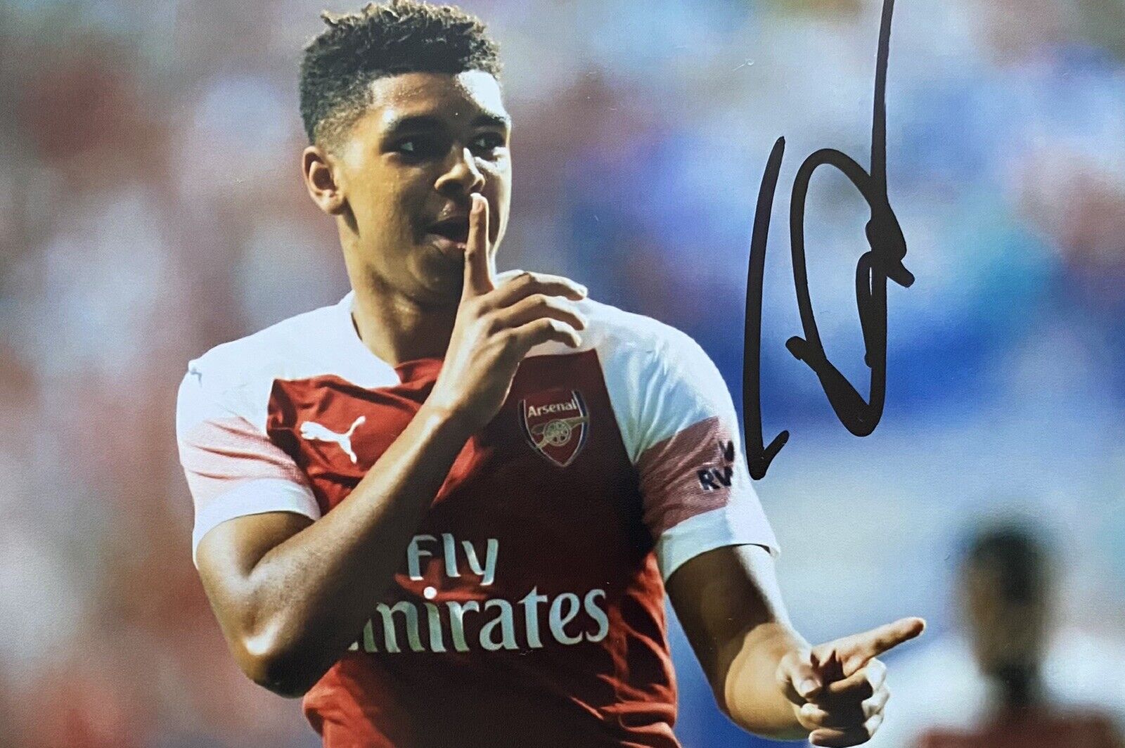 Tyreece John-Jules Genuine Hand Signed Arsenal 6X4 Photo Poster painting 2