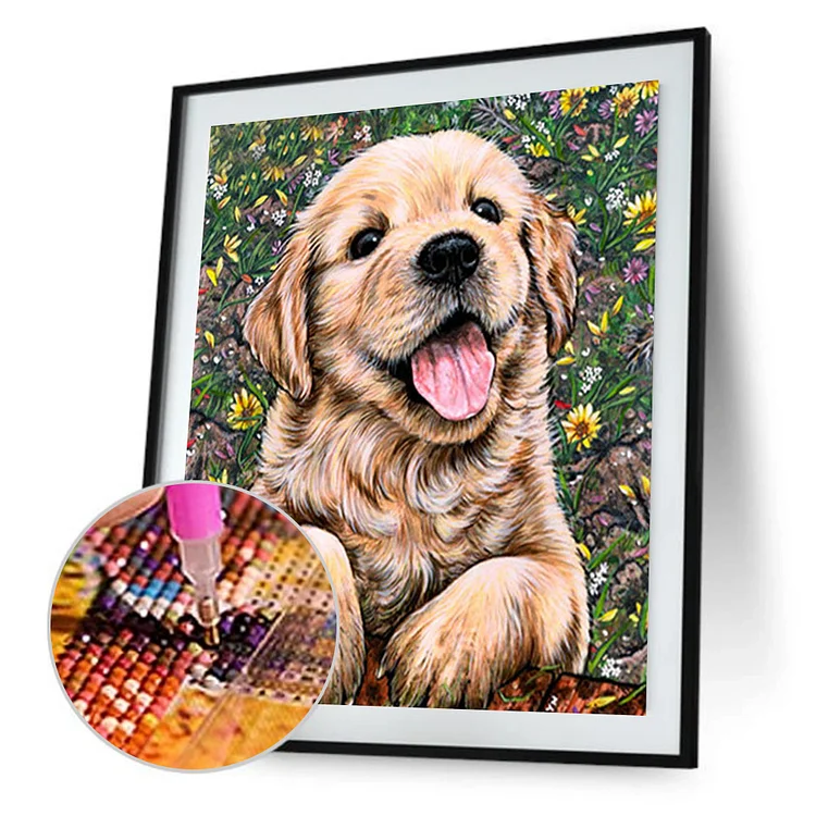 30*40cm Dog Diamond Painting