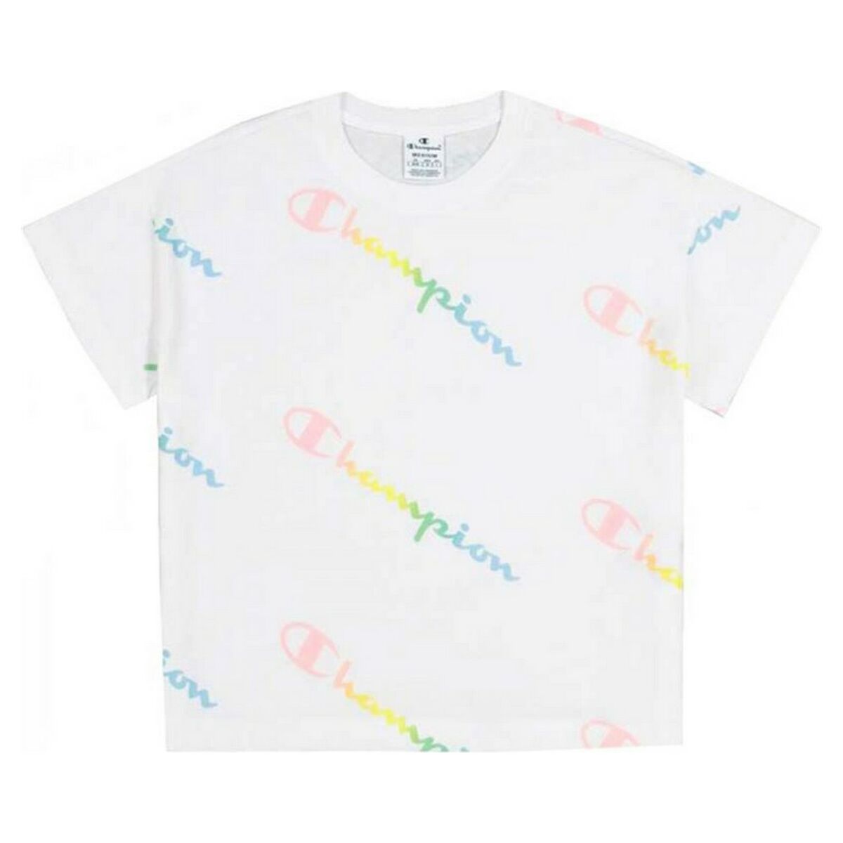 Men&rsquo;s Short Sleeve T-Shirt Champion Crewneck Croptop Size L White - sale.kim -  endless selection of finest brands