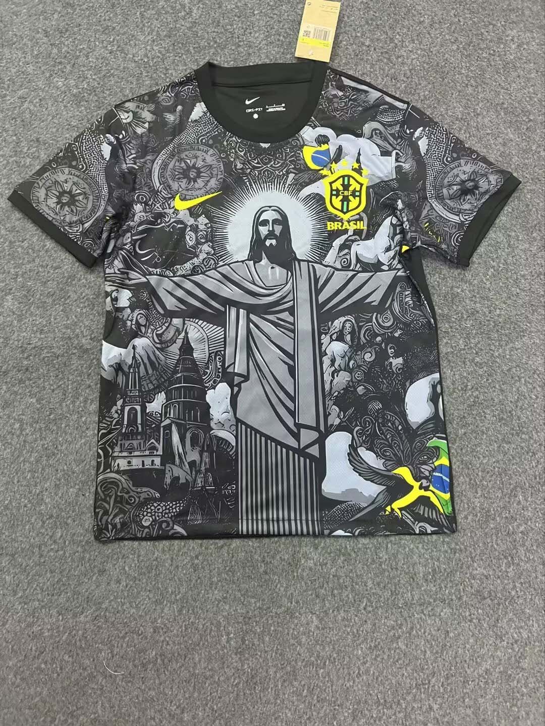 2024 Brazil Jesus_Football Shirt 1:1 Thai Quality
