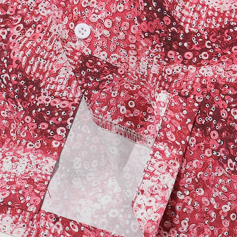 AMIRI 2023 new silk short-sleeved shirt