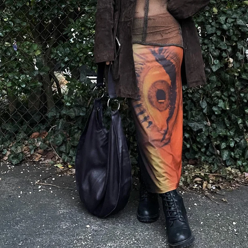 Uveng 2024 Summer New Sexy Hottie High-Waisted Hip Fashion Print Casual Half-Dress Dress Girl