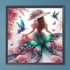 Diamond Painting -DIY Round Drill Elegant Beauty(40x40cm)