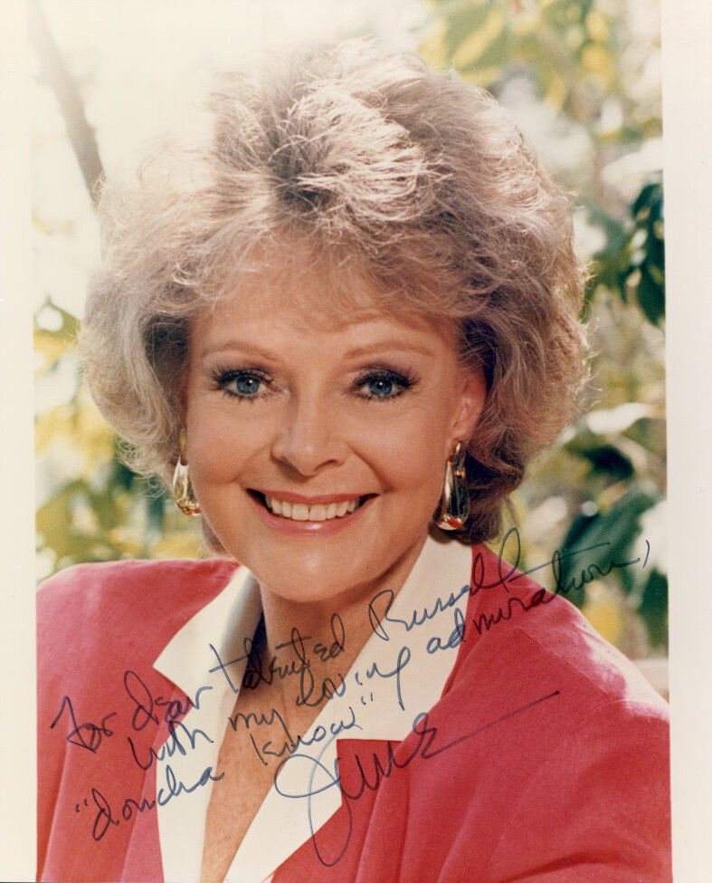 June Lockhart (Vintage, Inscribed) signed Photo Poster painting COA