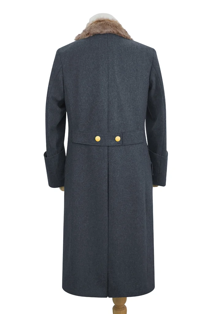   Luftwaffe German General Fur Collar Wool Greatcoat German-Uniform