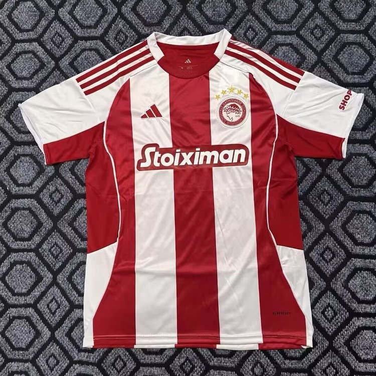 【S~4XL】Olympiacos 25/26 Home Jersey